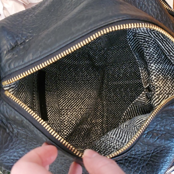 Rebecca Minoff Julian Black Leather Backpack - Picture 7 of 8